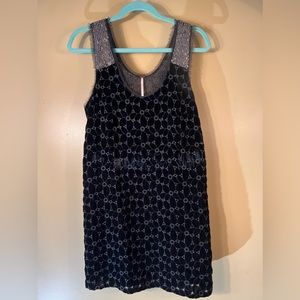 Free People Beaded Velvet Dress
